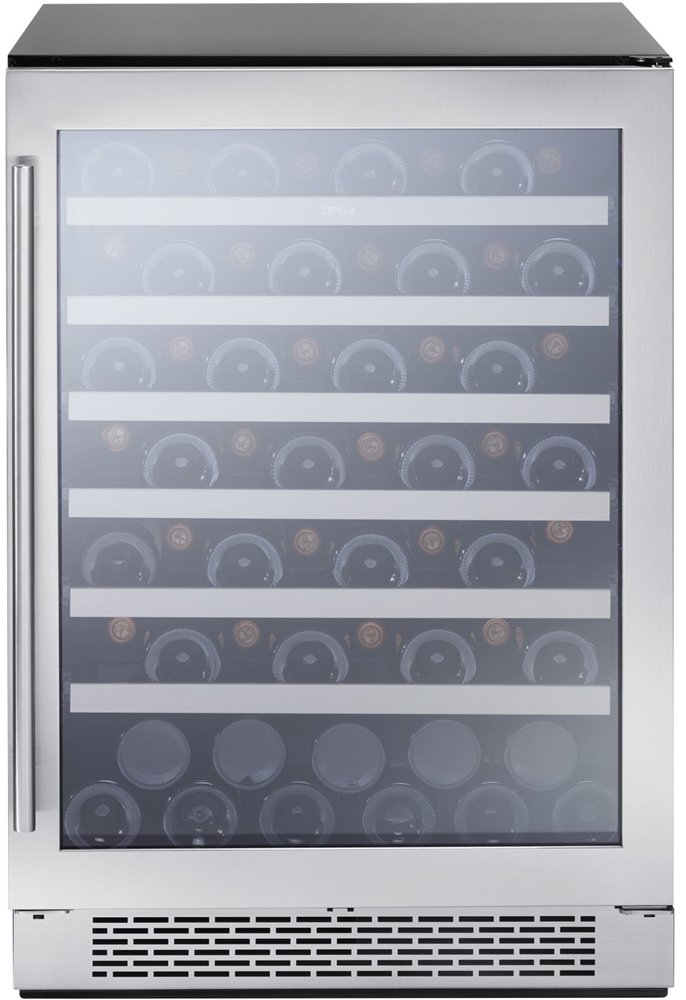 PRW24C01BG Zephyr Presrv Single Zone Wine Refrigerator - Stainless Steel-1