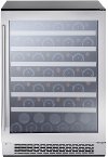 PRW24C01BG Zephyr Presrv Single Zone Wine Refrigerator - Stainless Steel