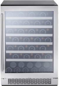 PRW24C01BG Zephyr Presrv Single Zone Wine Refrigerator - Stainless Steel