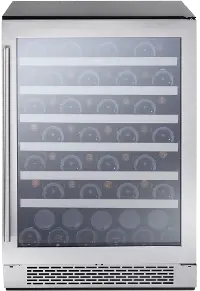 PRW24C01BG Zephyr Presrv Single Zone Wine Refrigerator - Stainless Steel