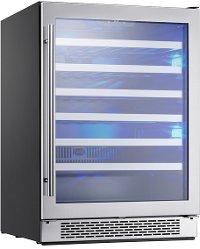 PRW24C01BG Zephyr Presrv Single Zone Wine Refrigerator - Stainless Steel-2