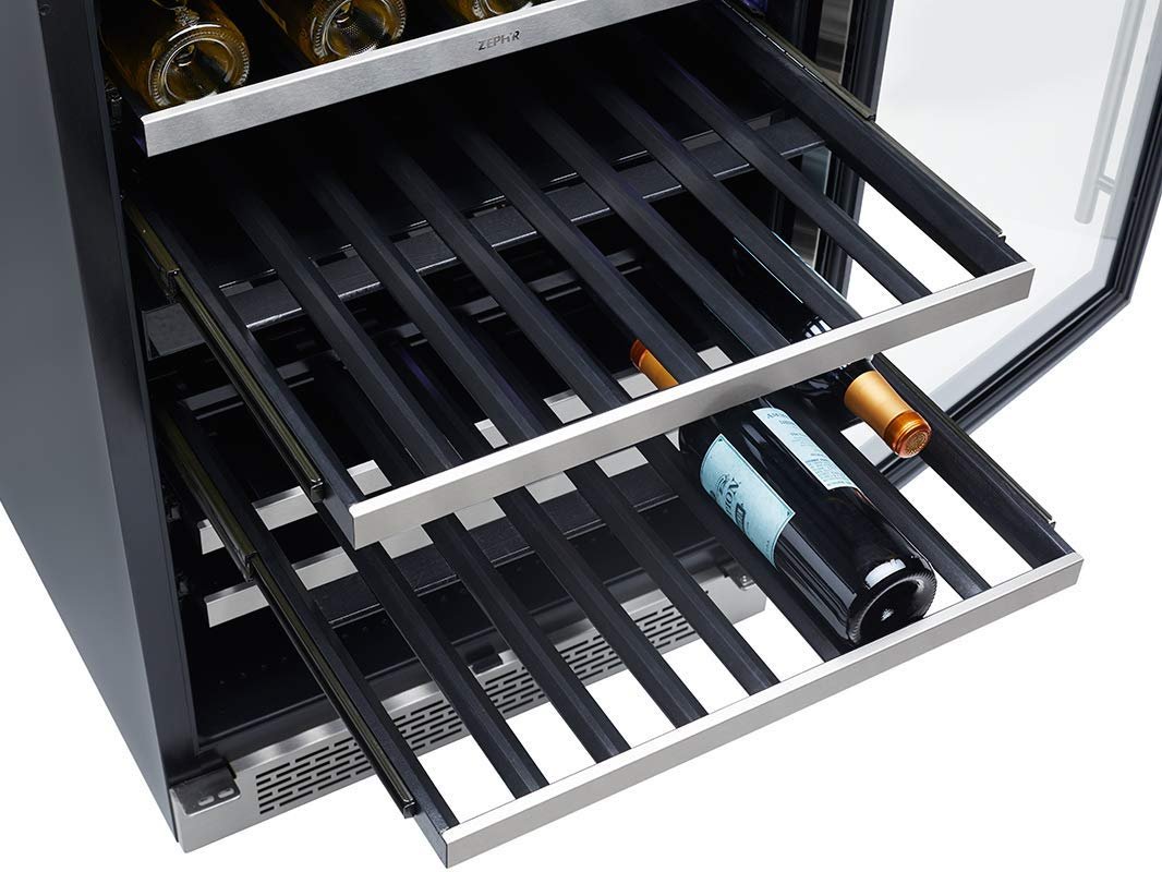 PRW24C01BG Zephyr Presrv Single Zone Wine Refrigerator - Stainless Steel-3