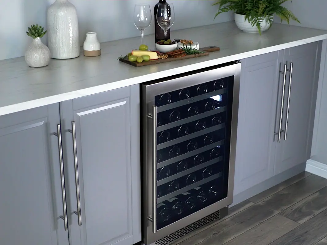 PRW24C01BG Zephyr Presrv Single Zone Wine Refrigerator - Stainless Steel-6