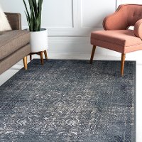 5 x 8 Medium Niagra Blue Area Rug - Imagine-2