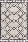 8 x 10 Large White and Gray Area Rug - Outlander