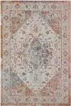 5 x 8 Medium Persian Beige, Cream, and Rust Indoor-Outdoor Area Rug - Antiquity