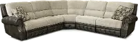 Spirit Gray 5 Piece Power Reclining Sectional