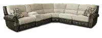 Spirit Gray 6 Piece Power Reclining Sectional