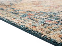 5 x 8 Medium Navy Blue, Faded Green, and Gold Area Rug - Marrakesh-3