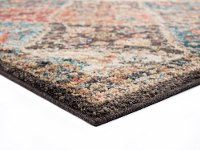 5 x 8 Medium Brick Red, Walnut Brown, and Onyx Area Rug - Marrakesh-2