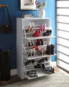 Sepulveda White Deluxe Triple Shoe Cabinet