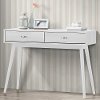 White Mid Century Modern Desk