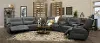 Rockies Gray 3 Piece Power Reclining Sectional with Adjustable Lumbar