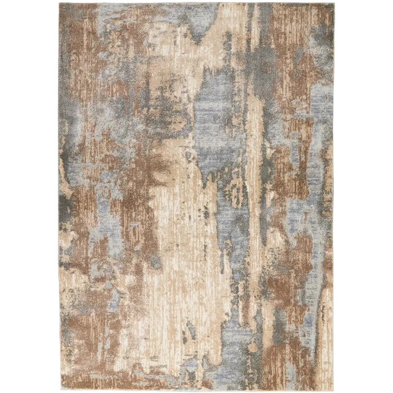 Moroccan Celebration 5 x 7 Gray and Beige Area Rug
