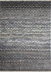 5 x 8 Medium Blue, Gray, and White Area Rug - Calabar