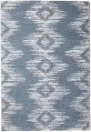 5 x 8 Medium Ombre Blue and Beige Area Rug - Granada