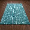 Clearance 5 x 8 Medium Teal Blue Area Rug - Vibes