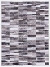 7 x 10 Large Abstract Charcoal and White Area Rug - Laredo