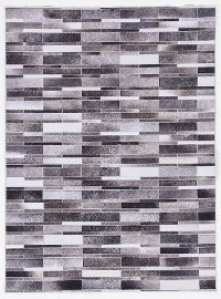 7 x 10 Large Abstract Charcoal and White Area Rug - Laredo-1