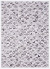 7 x 10 Large Light Gray and Ivory Brim Area Rug - Laredo
