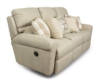 Cement Beige Lay Flat Reclining Sofa - Westport-3