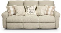Cement Beige Lay Flat Power Reclining Sofa - Westport