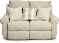 Cement Beige Lay Flat Reclining Loveseat - Westport-1