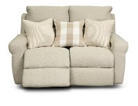 Cement Beige Lay Flat Reclining Loveseat - Westport-2