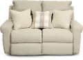 61212/1605-38 Westport Beige Lay Flat Power Reclining Loveseat