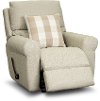 Cement Beige Lay Flat Glider Recliner - Westport