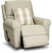 Cement Beige Lay Flat Glider Recliner - Westport