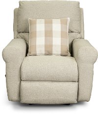 Cement Beige Lay Flat Glider Recliner - Westport-3