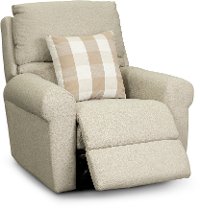 Cement Beige Lay Flat Power Recliner - Westport-1