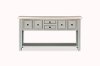 6471-888W Blue and White Dining Sideboard or Entry Table - Tuscan 5362