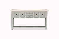 6471-888W Blue and White Dining Sideboard or Entry Table - Tuscan 5362