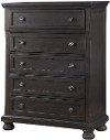 Clearance Traditional Chocolate Brown Chest of Drawers - Stella