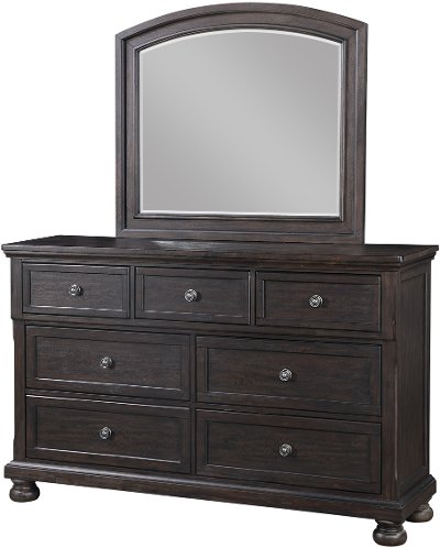 Traditional Chocolate Brown Dresser - Stella