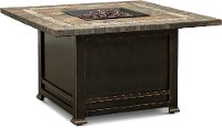 ARE18000P1/FIREPIT 44 Inch Square Fire Pit with Stone Top - Flourence-2