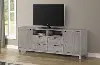 Pacific Heights Gray 84 TV Stand