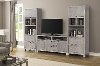 Modern Gray 3 Piece Entertainment Center - Pacific Heights