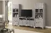 Pacific Heights Modern Gray 3 Piece Entertainment Center
