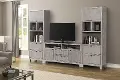 Pacific Heights Modern Gray 3 Piece Entertainment Center