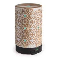 White Terracotta Airome Ultrasonic 100mL Essential Oil Diffuser - Candle Warmers
