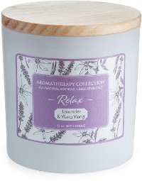 Relax 15oz Lavender and Ylang Ylang Aromatherapy Candle