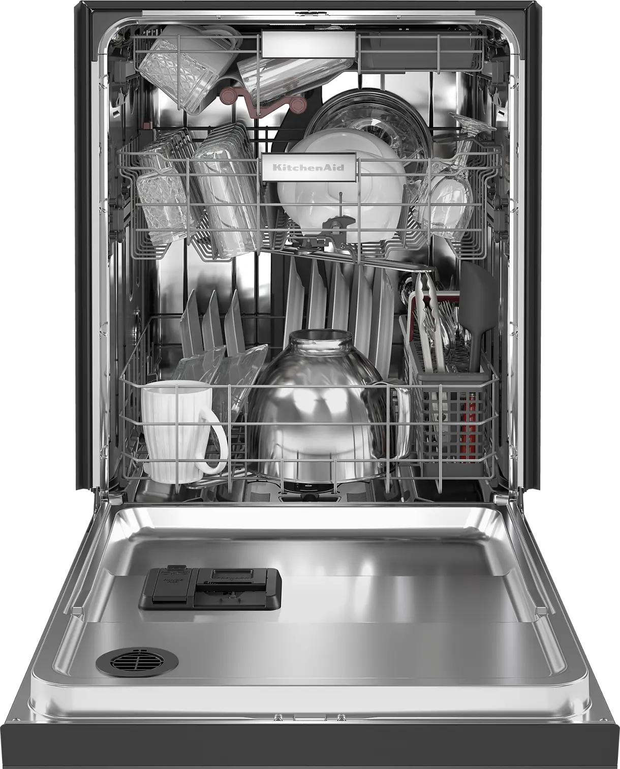 KDFM404KBS KitchenAid Front Control Dishwasher - Black Stainless Steel-4