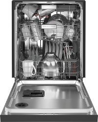 KDFM404KBS Kitchenaid 24 Inch Dishwasher with Front Controls - Black Stainless Steel-4