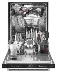 KDTM404KBS Kitchenaid 24 Inch Dishwasher with Top Controls - Black Stainless Steel-4