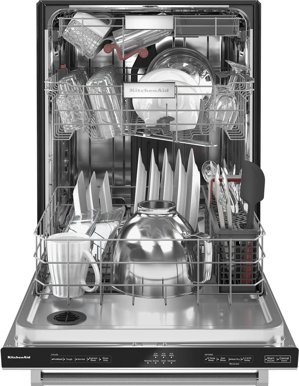 KDTM404KPS KitchenAid Top Control Dishwasher - Stainless Steel-4