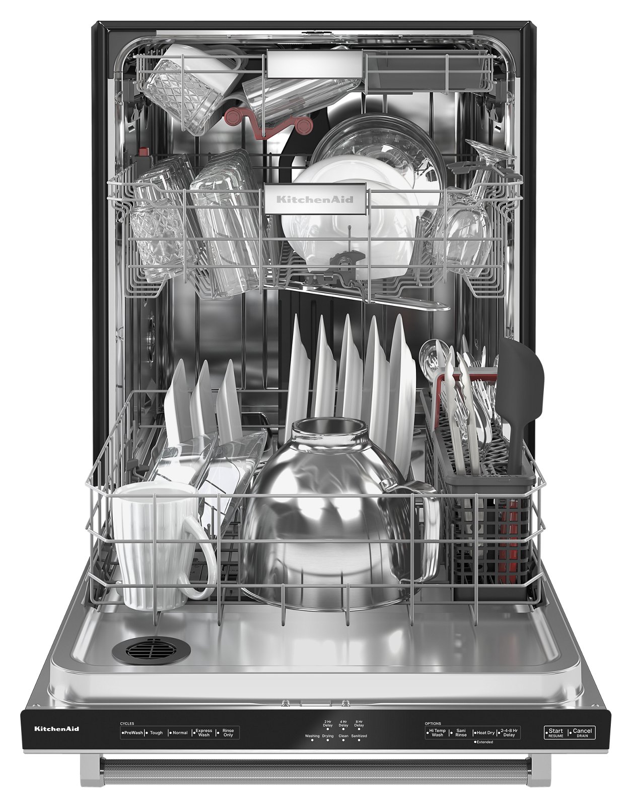 KDTM404KPS Kitchenaid 24 Inch Dishwasher with Top Controls - Fingerprint Resistant Stainless Steel-4