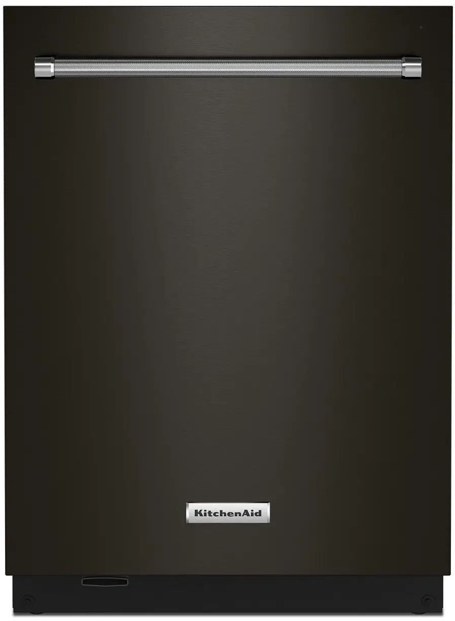 KDTM604KBS KitchenAid Top Control Dishwasher - Black Stainless Steel-1